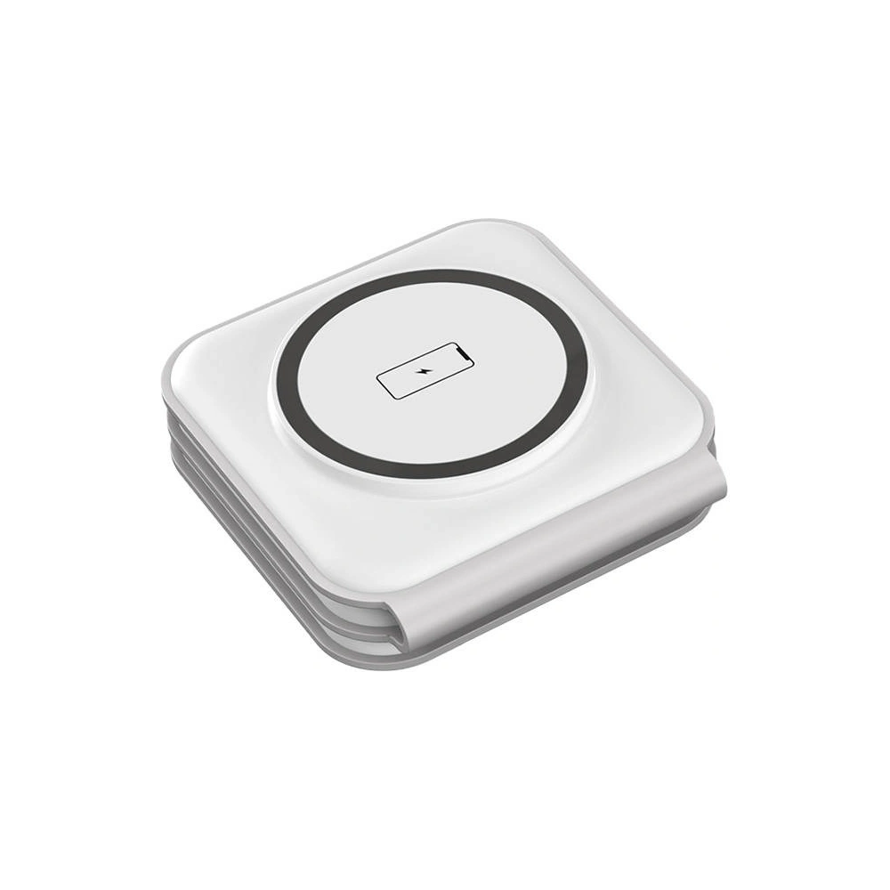Ładowarka bezprzewodowa magnetyczna Choetech T588-F 3w1 15W (biała)
