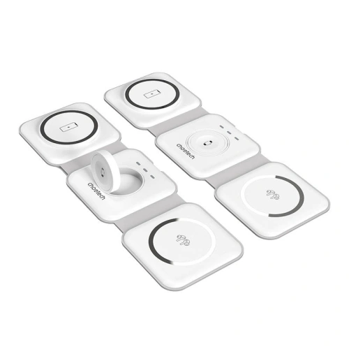 Kup Choetech Magnetisches kabelloses Ladegerät T588-F 3in1 15W (weiß) - CHT61 - {ean13} - Sklep Home Screen