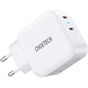 Kup Ładowarka sieciowa Choetech PD6009 2x USB-C 20W (biała) - CHT63 - {ean13} - Sklep Home Screen