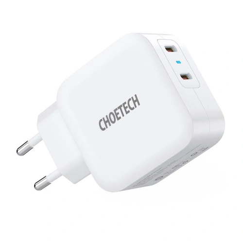 Kup Ładowarka sieciowa Choetech PD6009 2x USB-C 20W (biała) - CHT63 - {ean13} - Sklep Home Screen