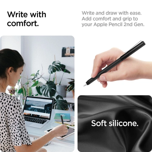 Kup Etui Spigen DA201 Clip Case Apple Pencil 2 Black - SPN2873 - {ean13} - Sklep Home Screen