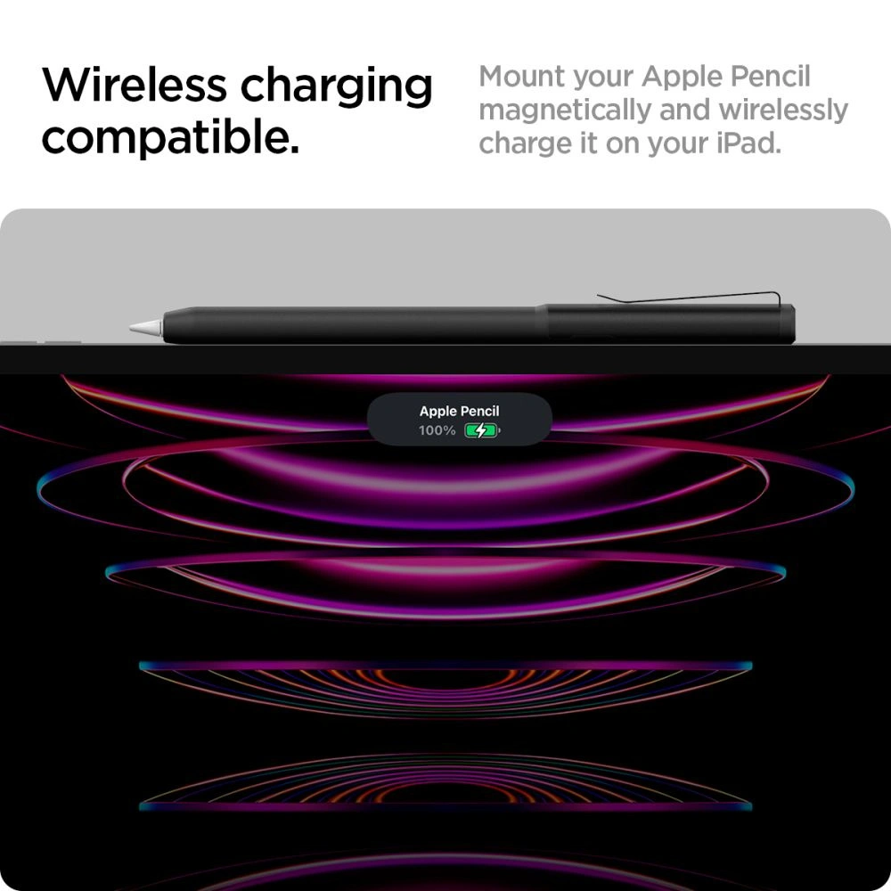 Etui Spigen DA201 Clip Case Apple Pencil 2 Black