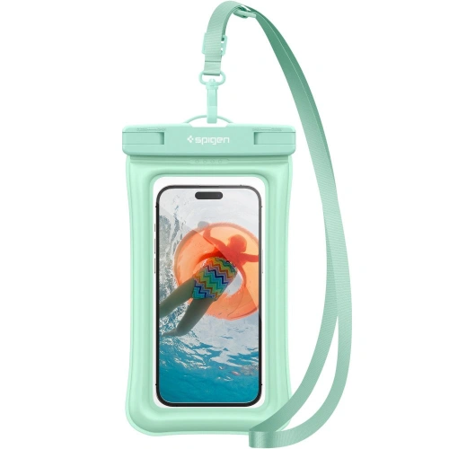 Kup Spigen Wasserdichtes Schwimmergehäuse A610 Universal Wasserdichtes Schwimmergehäuse Mint - SPN2874 - {ean13} - Sklep Home Screen
