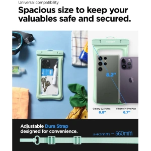 Kup Etui vodotěsné Spigen A610 Univerzální vodotěsný plovoucí obal Mint - SPN2874 - {ean13} - Sklep Home Screen