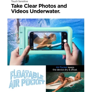 Buy Spigen A610 Universal Waterproof Float Case Mint - SPN2874 - {ean13} - Home Screen Store Europe