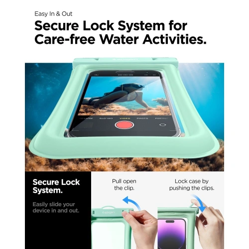 Kup Etui wodoszczelne Spigen A610 Universal Waterproof Float Case Mint - SPN2874 - {ean13} - Sklep Home Screen