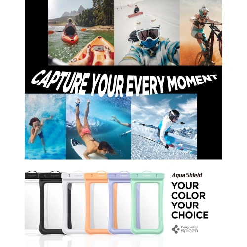 Kup Etui wodoszczelne Spigen A610 Universal Waterproof Float Case Mint - SPN2874 - {ean13} - Sklep Home Screen