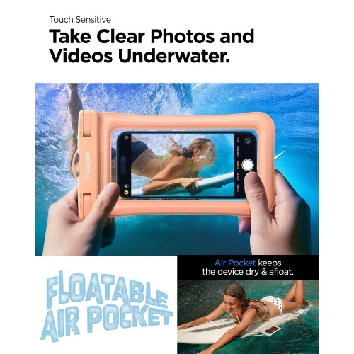 Buy Spigen A610 Universal Waterproof Float Case Apricot - SPN2875 - {ean13} - Home Screen Store Europe