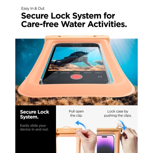 Buy Spigen A610 Universal Waterproof Float Case Apricot - SPN2875 - {ean13} - Home Screen Store Europe