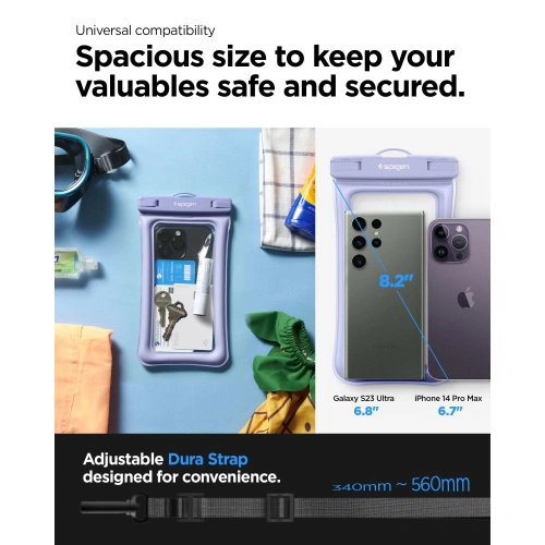 Buy Spigen A610 Universal Waterproof Float Case Aqua Blue - SPN2876 - {ean13} - Home Screen Store Europe