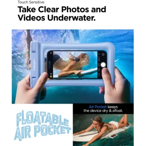 Kup Etui vodotěsné Spigen A610 Univerzální vodotěsný plovoucí obal Aqua Blue - SPN2876 - {ean13} - Sklep Home Screen