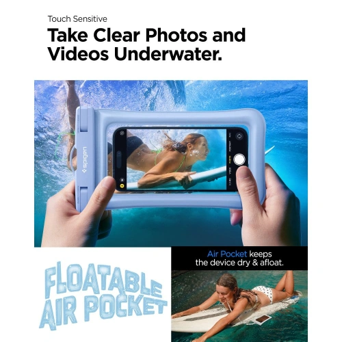 Buy Spigen A610 Universal Waterproof Float Case Aqua Blue - SPN2876 - {ean13} - Home Screen Store Europe