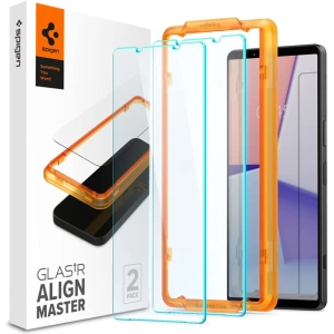 Kup Edzett üveg Spigen GLAS.tR Slim AlignMaster Sony Xperia 1 V Clear [2 PACK] - SPN2877 - {ean13} - Sklep Home Screen