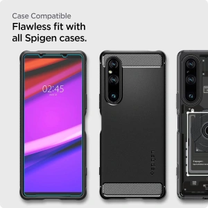Kup Edzett üveg Spigen GLAS.tR Slim AlignMaster Sony Xperia 1 V Clear [2 PACK] - SPN2877 - {ean13} - Sklep Home Screen