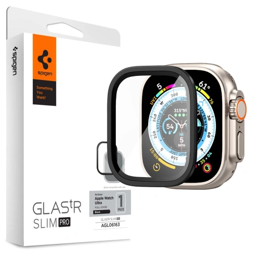 Kup Hartglas Spigen Glas.tr Slim Pro Apple Watch Ultra 49mm Schwarz - SPN2878 - {ean13} - Sklep Home Screen