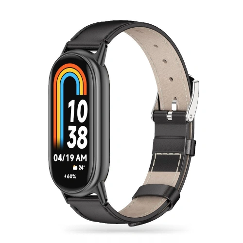 Kup Pasek Tech-Protect Leatherfit Xiaomi Smart Band 8 / 8 NFC / 9 Černá - THP2011 - {ean13} - Sklep Home Screen