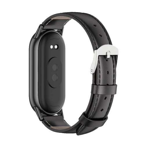 Kup Pasek Tech-Protect Leatherfit Xiaomi Smart Band 8 / 8 NFC / 9 Černá - THP2011 - {ean13} - Sklep Home Screen