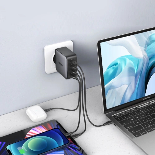 Kup Ładowarka sieciowa UGREEN CD226 GaN 3x USB-C + USB-A PD 3.0 QC 4+ FCP SCP AFC 100W EU czarny - UGR1618 - {ean13} - Sklep Home Screen