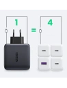 Kup Ładowarka sieciowa UGREEN CD226 GaN 3x USB-C + USB-A PD 3.0 QC 4+ FCP SCP AFC 100W EU czarny - UGR1618 - {ean13} - Sklep Home Screen