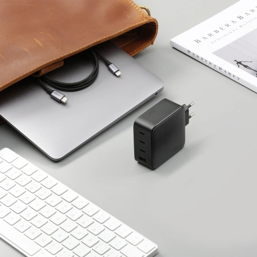 Kup Ładowarka sieciowa UGREEN CD226 GaN 3x USB-C + USB-A PD 3.0 QC 4+ FCP SCP AFC 100W EU czarny - UGR1618 - {ean13} - Sklep Home Screen