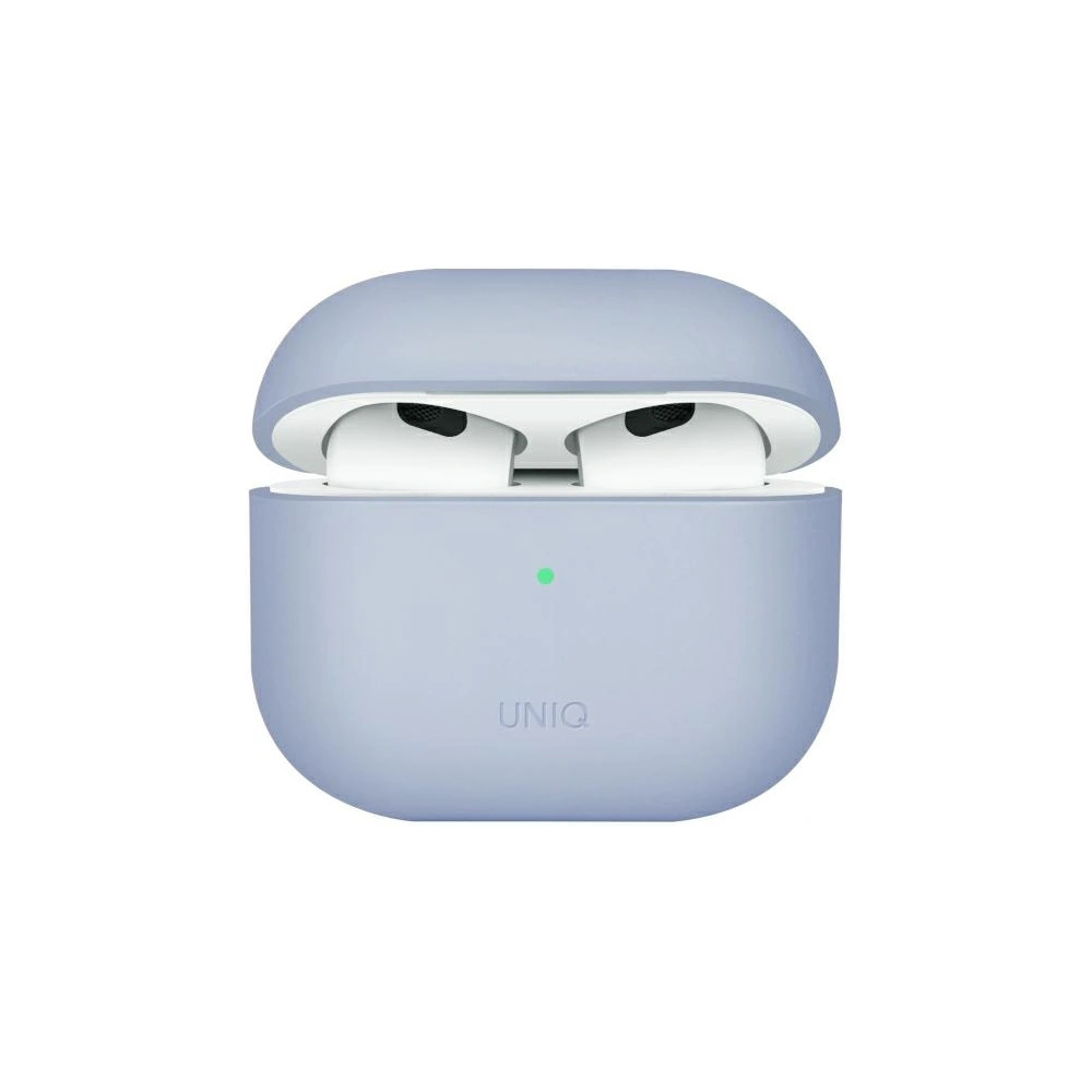 Etui UNIQ Lino Silicone Apple AirPods 3 błękitny/arctic blue