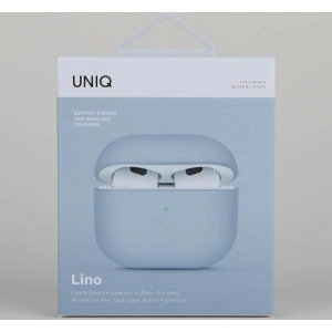 Kup Etui UNIQ Lino Silicone Apple AirPods 3 błękitny/arctic blue - UNIQ892 - {ean13} - Sklep Home Screen