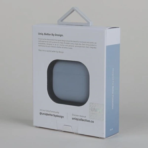 Kup Etui UNIQ Lino Silicone Apple AirPods 3 albastru deschis/arctic blue - UNIQ892 - {ean13} - Sklep Home Screen