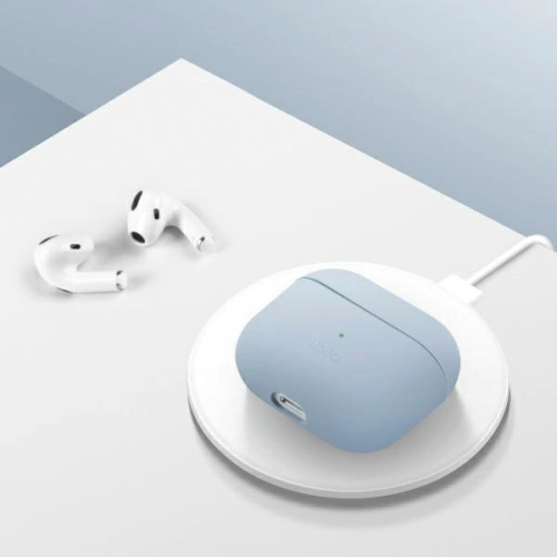 Kup Etui UNIQ Lino Silicone Apple AirPods Pro błękitny/arctic blue - UNIQ893 - {ean13} - Sklep Home Screen