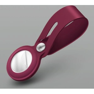 Kup Etui UNIQ Vencer Silicone Apple AirTag burgundowy/burgundy - UNIQ894 - {ean13} - Sklep Home Screen