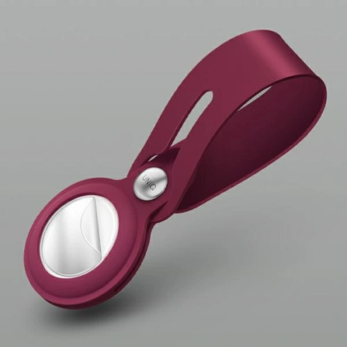 Kup Etui UNIQ Vencer Silicone Apple AirTag bordó/burgundiai - UNIQ894 - {ean13} - Sklep Home Screen