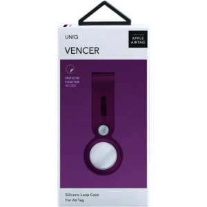 Kup Etui UNIQ Vencer Silicone Apple AirTag burgundowy/burgundy - UNIQ894 - {ean13} - Sklep Home Screen