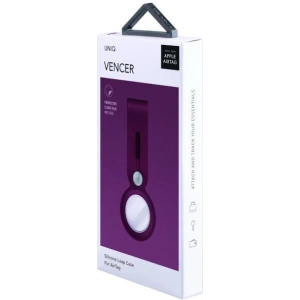 Kup Etui UNIQ Vencer Silicone Apple AirTag burgundowy/burgundy - UNIQ894 - {ean13} - Sklep Home Screen
