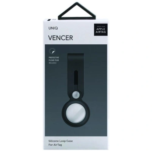 Kup Etui UNIQ Vencer Silicone Apple AirTag sötétszürke/charcoal - UNIQ895 - {ean13} - Sklep Home Screen