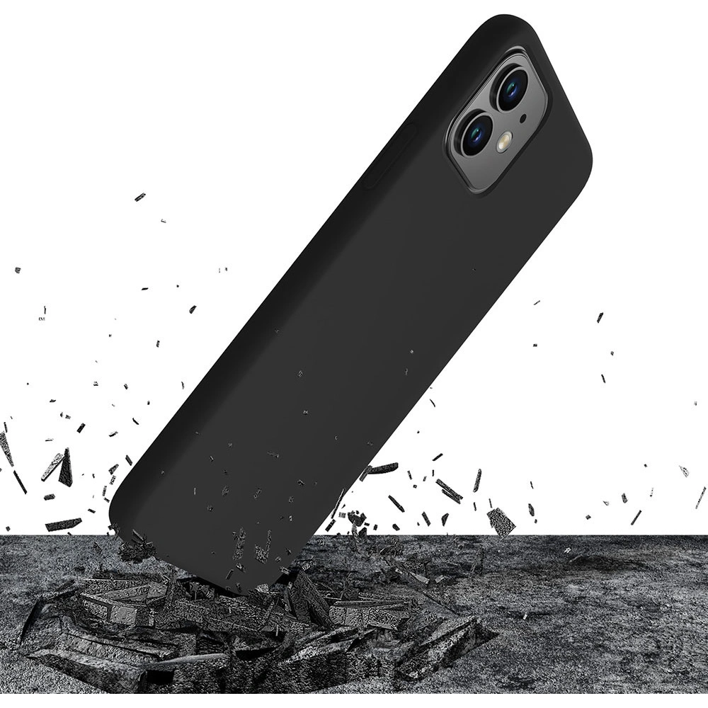 Etui 3MK Silicone Case Samsung Galaxy A24 4G czarny/black