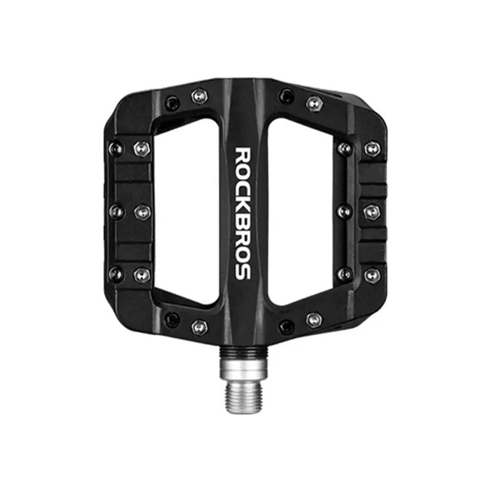 Pedały rowerowe Rockbros 2017-12CBK platformowe nylon (czarne)