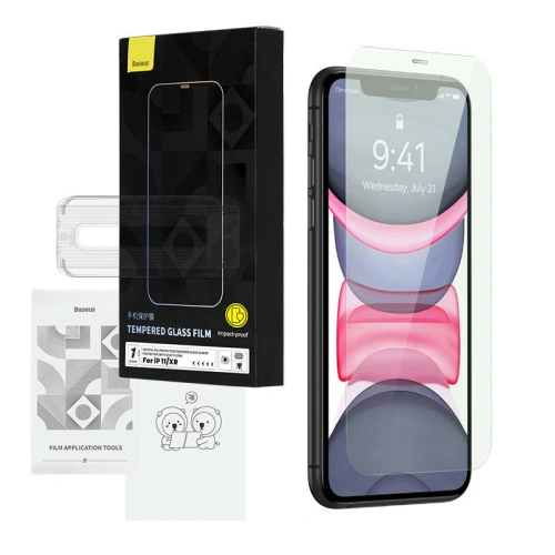 Kup Sticlă securizată Baseus Crystal Eye 0.3mm Apple IPhone 11/XR - BSU4204 - {ean13} - Sklep Home Screen