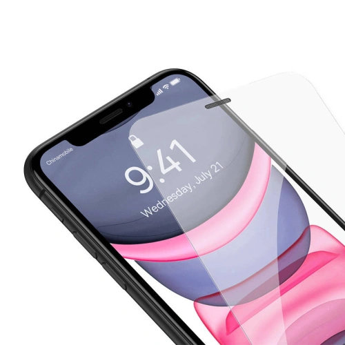 Kup Baseus 0.3mm Apple Gehärtetes Glas Crystal HD IPhone 11/XR + Reinigungsset (2 Stk.) - BSU4205 - {ean13} - Sklep Home Screen