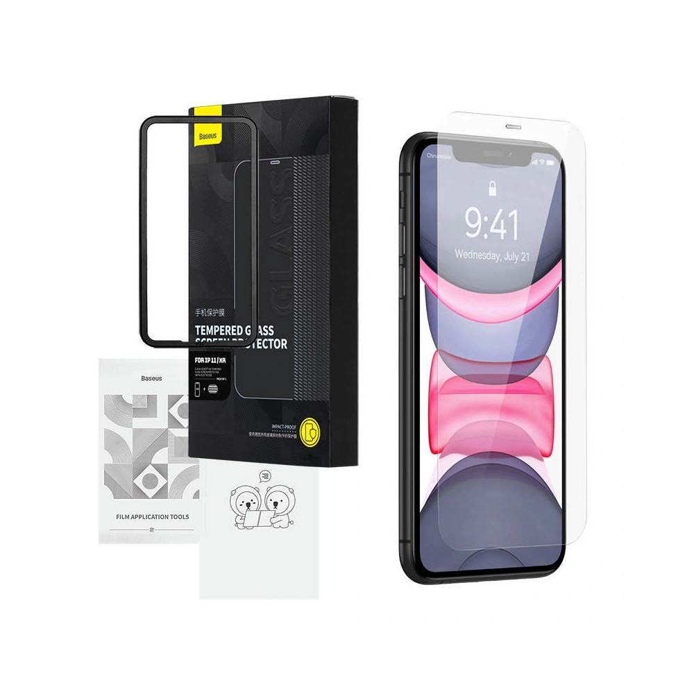 Szkło hartowane Baseus Schott HD 0.3mm Apple IPhone 11/XR