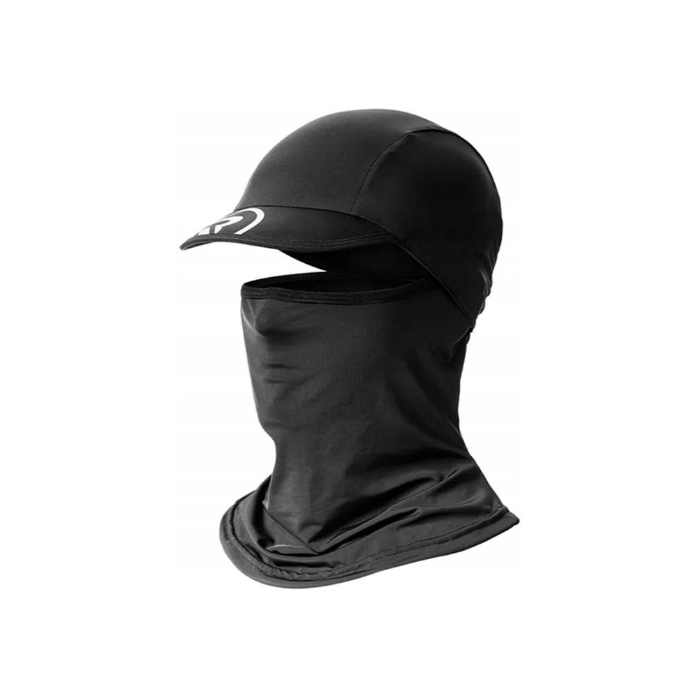 Kominarka rowerowa, maska na twarz z daszkiem Rockbros LF7357 (czarna)