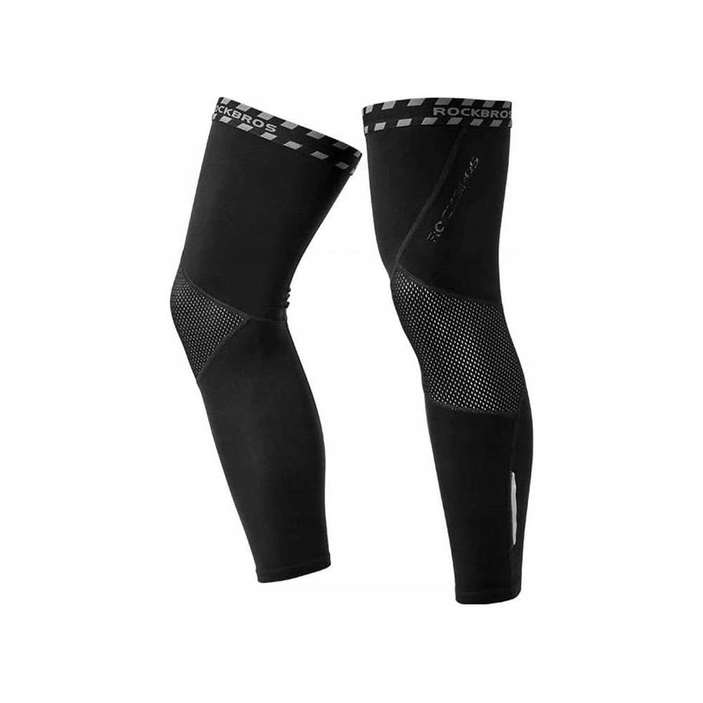 Nogawki rowerowe/do biegania Rockbros rozmiar L/XL LKPJ003XL (czarne)