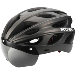 Kup Kask rowerowy regulowany + okulary Rockbros TT-16 (czarny) - RBS93 - {ean13} - Sklep Home Screen