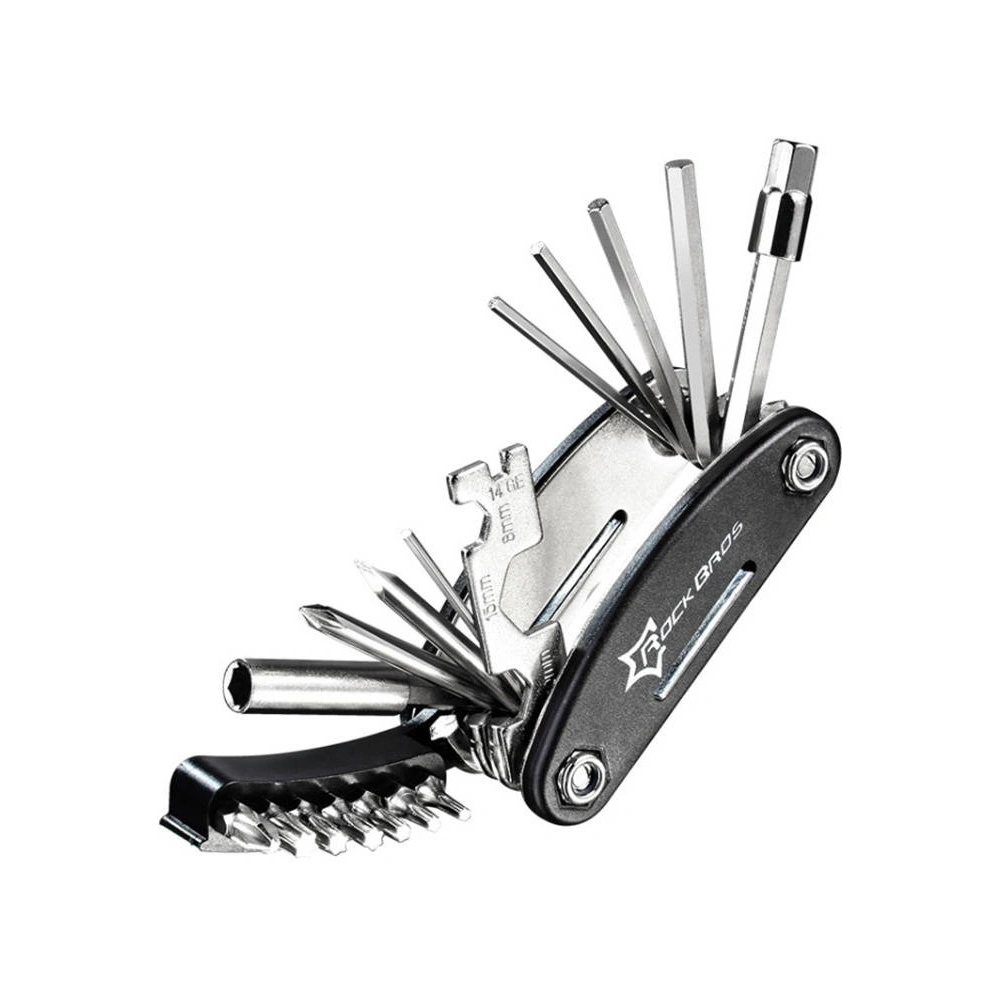 Wielofunkcyjne narzędzie do naprawy roweru Rockbros GJ8002 (czarny)