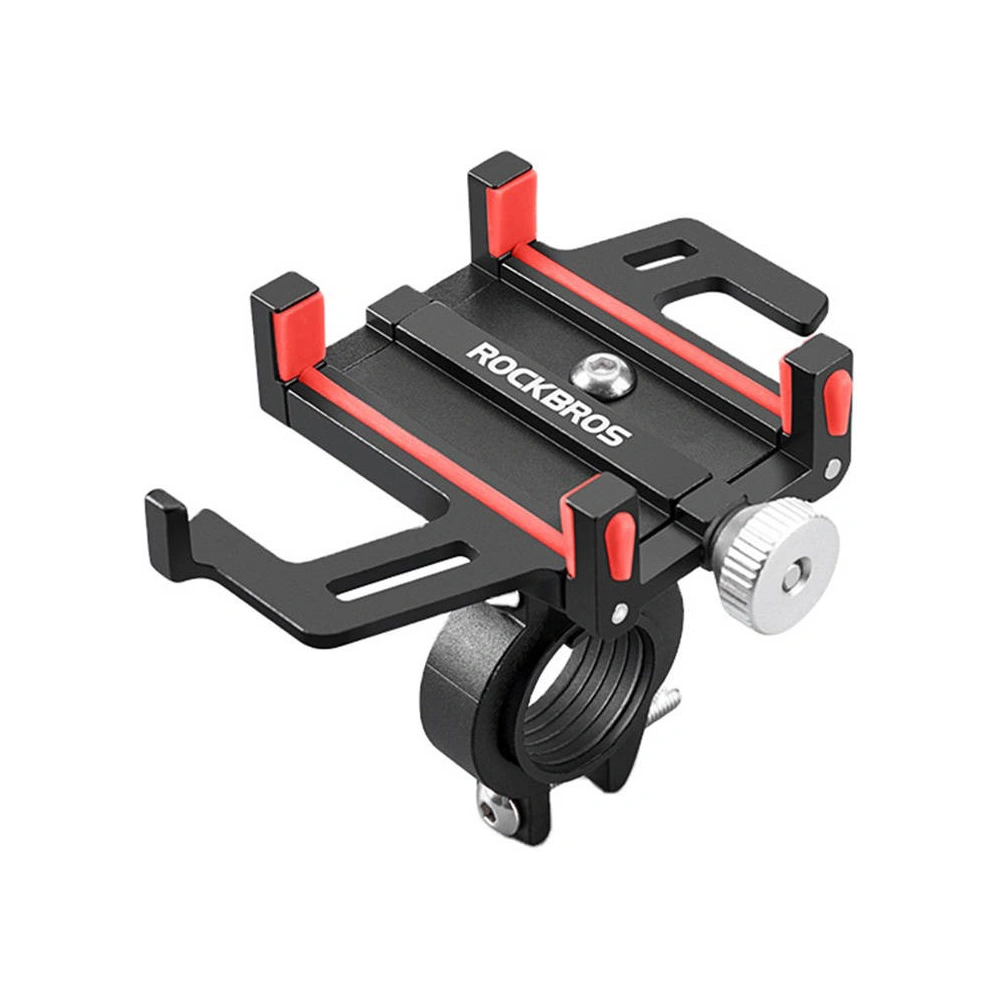 Uchwyt rowerowy na telefon Rockbros 699-BR (czarno-czerwony)