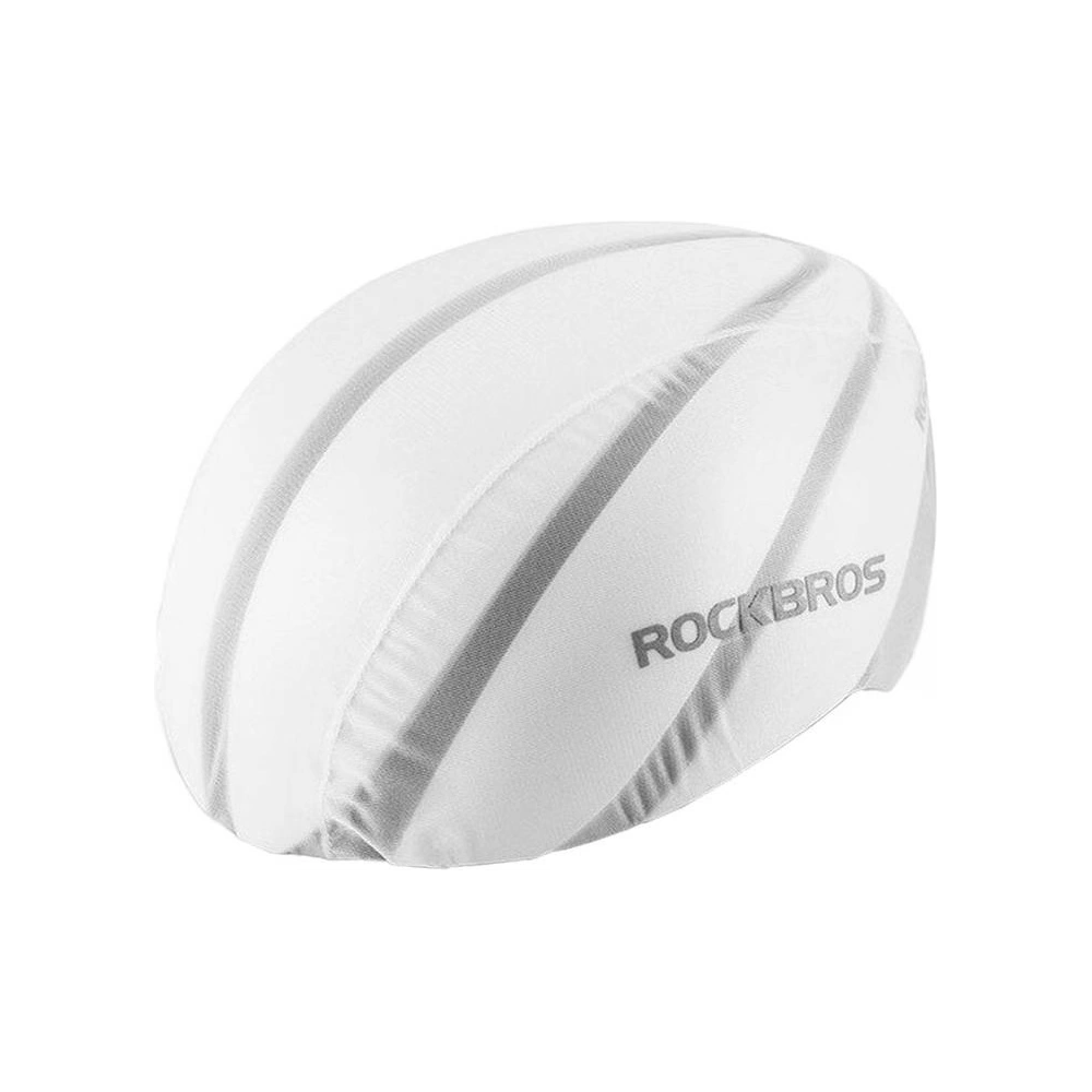 Wodoodporny pokrowiec na kask rowerowy Rockbros YPP017 (biały)