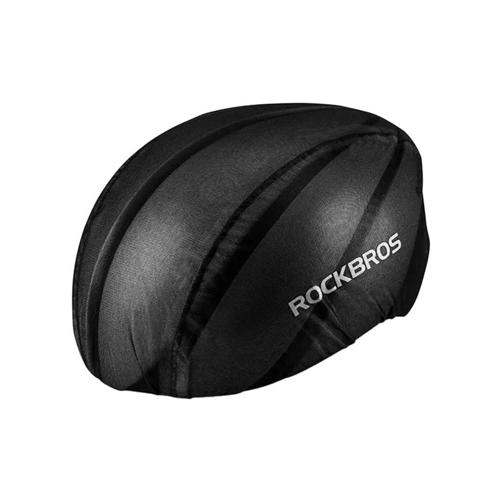 Wodoodporny pokrowiec na kask rowerowy Rockbros YPP017 (czarny)