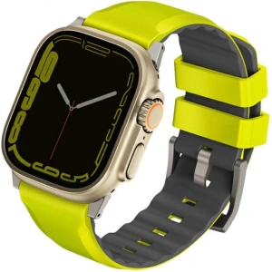 Kup UNIQ Linus Apple Watch 4/5/6/7/SE/8/9/Ultra 44/45/49mm Airosoft Silikon limonenkgrün/limegrün - UNIQ896 - {ean13} - Sklep Home Screen