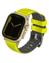 UNIQ Linus Apple Watch 4/5/6/7/SE/8/9/Ultra 44/45/49mm Airosoft Silikon limonenkgrün/limegrün