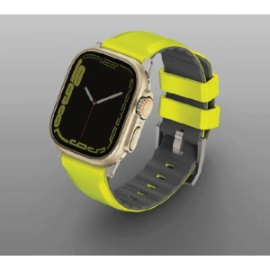 Kup UNIQ Linus Apple Watch 4/5/6/7/SE/8/9/Ultra 44/45/49mm Airosoft Silikon limonenkgrün/limegrün - UNIQ896 - {ean13} - Sklep Home Screen