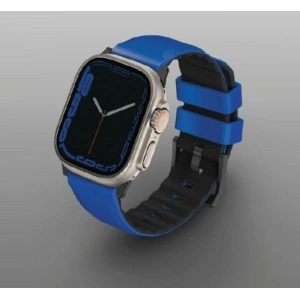 Kup UNIQ Linus Apple Watch 4/5/6/7/SE/8/9/Ultra 44/45/49mm Airosoft Silicone blau/racing blue - UNIQ897 - {ean13} - Sklep Home Screen