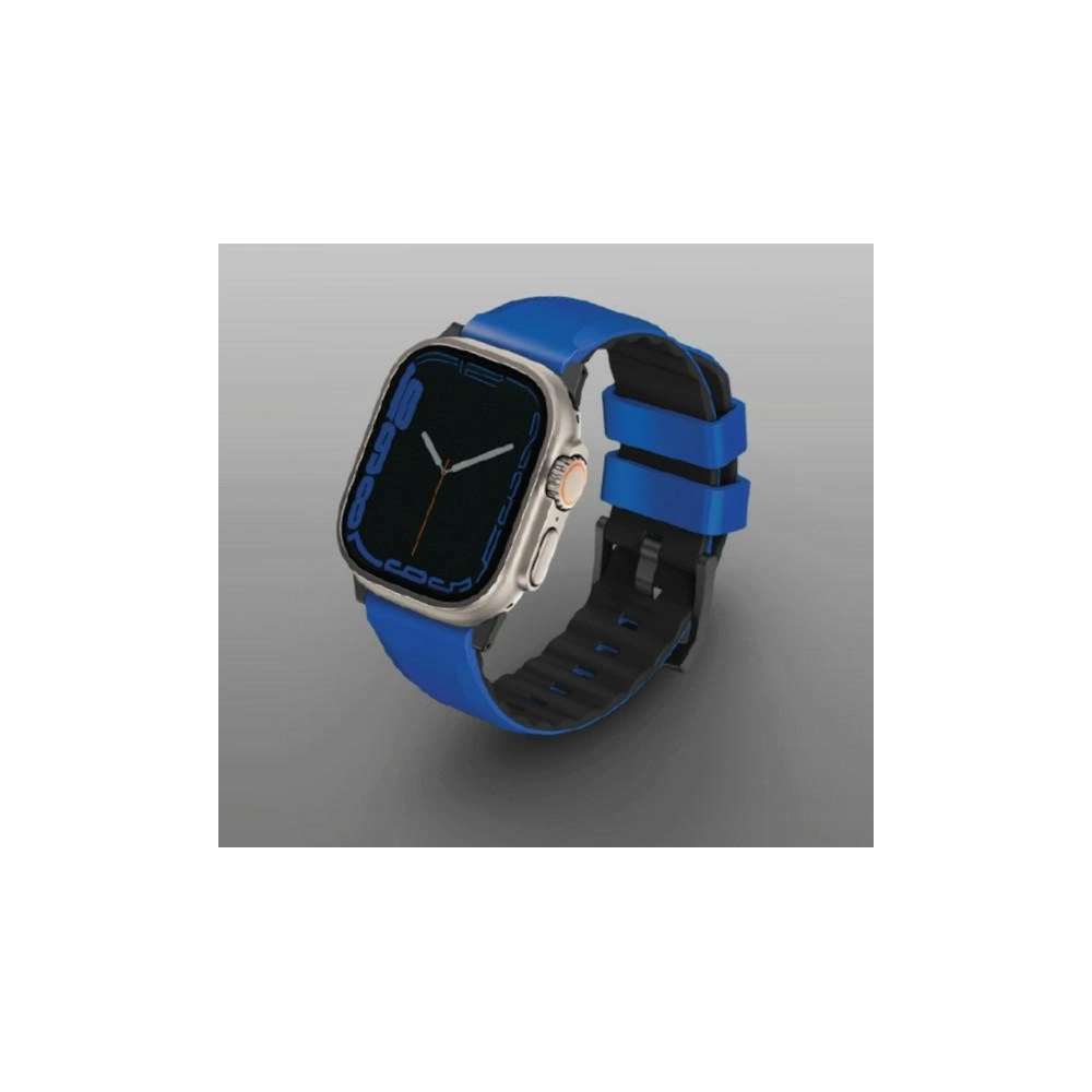 Pasek UNIQ Linus Apple Watch 4/5/6/7/SE/8/9/Ultra 44/45/49mm Airosoft Silicone niebieski/racing blue